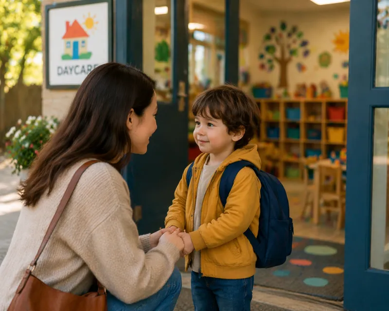 The Goodbye Doesn't Have to Break You Both: Making the Childcare Transition Easier for Your Family